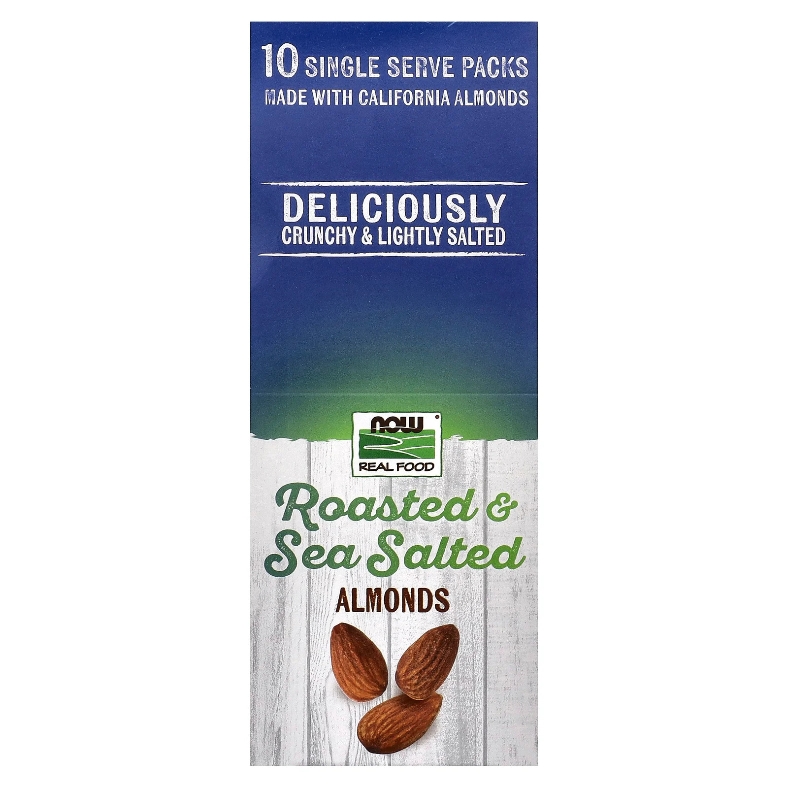 Миндаль обжаренный с морской солью 10 упаковок по 125 унции 35 г в каждой 3190₽