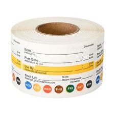 Dissolvable Food Labels 2 x 3" No Residue Food Storage Labels for Kitchen Was...