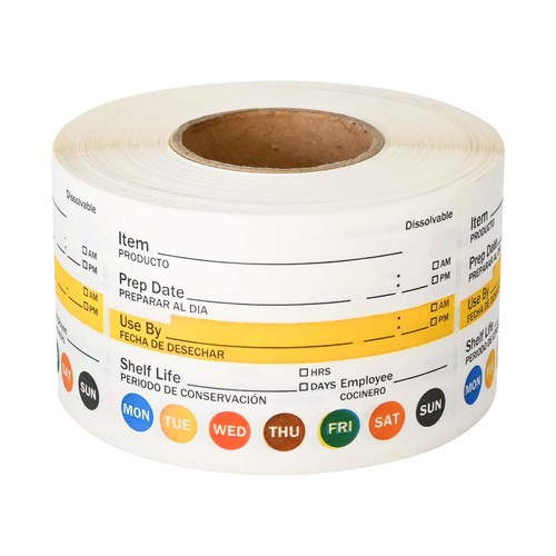Dissolvable Food Labels 2”x 3