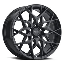 18x8 Voxx Paso Matte Black Wheels 5x4.255x4.5 45mm Set Of 4