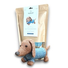 Dachshund Knitting Kit by Hardicraft Easy Crafting Amigurumi Dog Gift