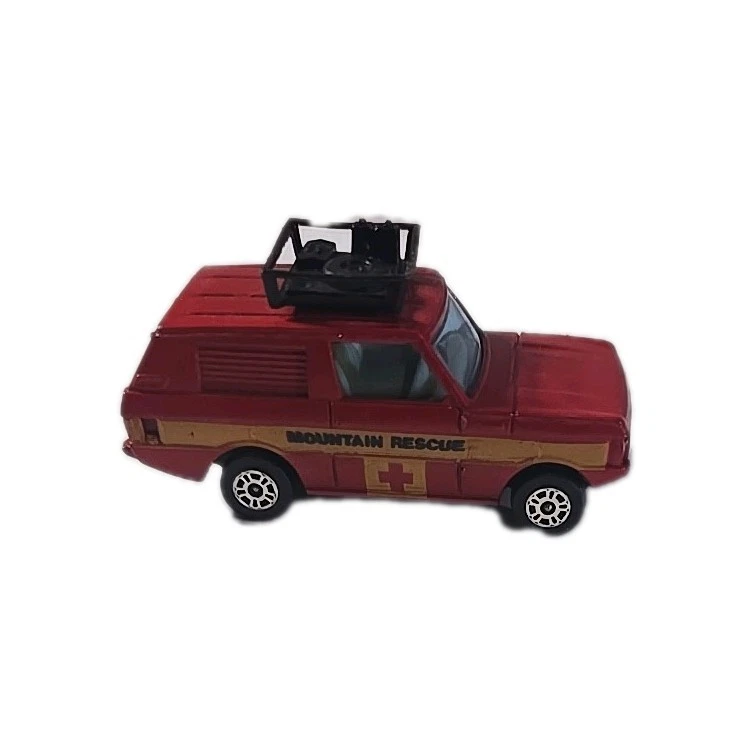 Corgi Juniors Range Rover Police Car Rescue Team Red Bad Rear Axle Still Rolls! - Image 3 of 4