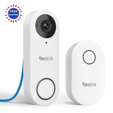 Video Doorbell 2K PoE Camera Reolink Head-to Toe View Person Package Detection