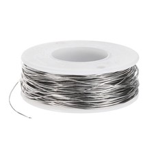 22 Gauge Craft Wire for Jewelry Making, 0.6mm Stainless Steel 131 ft Wire
