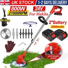 Cordless Electric Strimmer Grass Trimmer Garden Weed Cutter Edger for Makita 24V