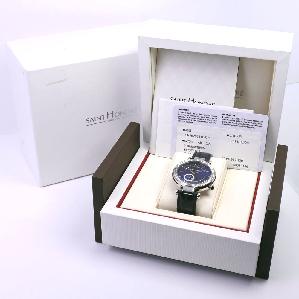 サントノーレ　オデーシーSN7620213VFIT SAINT HONORE SN7620211DFIN Aude Sea Watches BlueDial