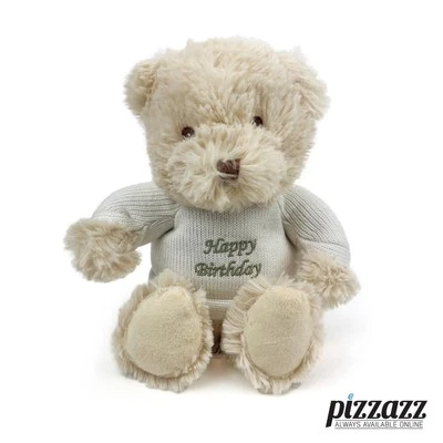 WARMIES Happy Birthday Teddy Bear Microwaveable Cuddly Toy With Lavender Gift