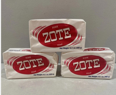 3 Pack-ZOTE Pink Laundry Soap Washing Clothes Laundry 14.1oz