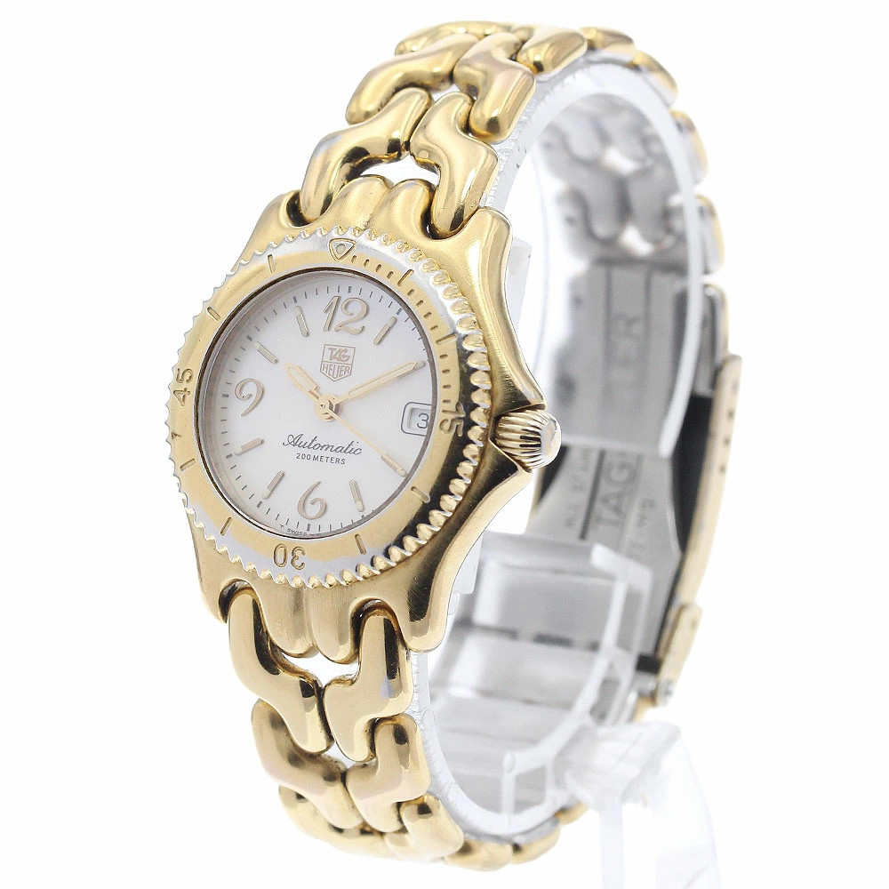 TAG HEUER WG2330 Cell Date White Shell Dial Automatic Winding Ladies _944350 image 3