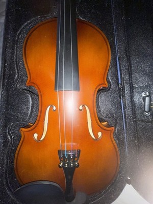 ADM 4/4 Full Size Wood Violin Set for Kids Teens Students Adults Beginner Acoust