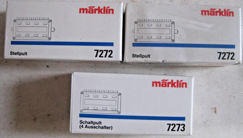 Märklin H0 7272 & 7273 Stellpult NEU | Zustand: Neu
