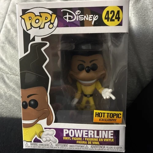 Funko Pop! Disney A Goofy Movie Powerline #424 Hot Topic Exclusive w/ Pop Stack!