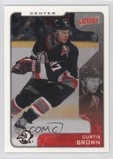 2001-02 Upper Deck Victory Curtis Brown #37 0a4