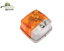 PLASTICA RODOVETRO PER FANALE FANALE ANTERIORE A 2 LUCI PER FIAT  GOLDONI