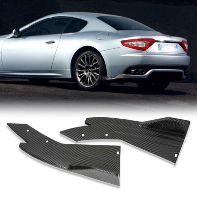 For Maserati Granturismo Rear Bumper Lip Splitter Diffuser Canard