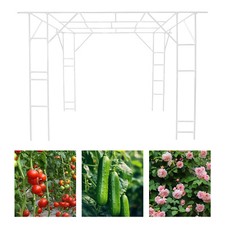Plant Climbing Stand Outdoor Plant Stand Plant Climbing Display Rack, White