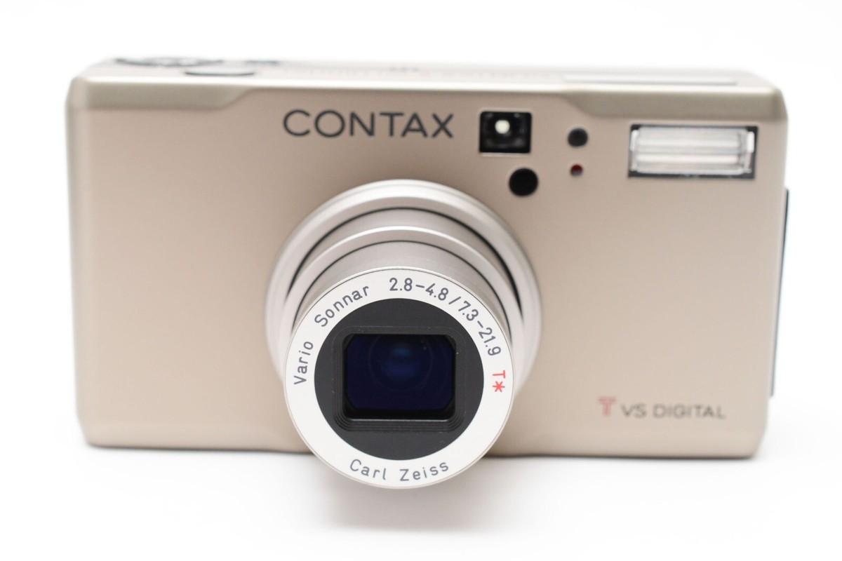 Top MINT in BOX] Contax TVS Digital Silver Camera Carl Zeiss