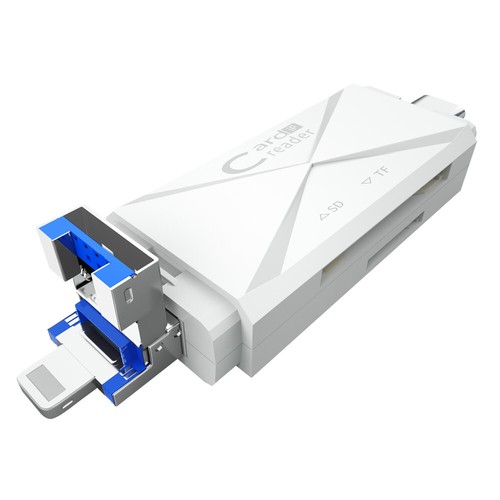 5in1 Kamera Micro SD/TF Speicherkarte USB Lesegerät für iPhone13 12 Pro iPad Macbook - Bild 15 von 15