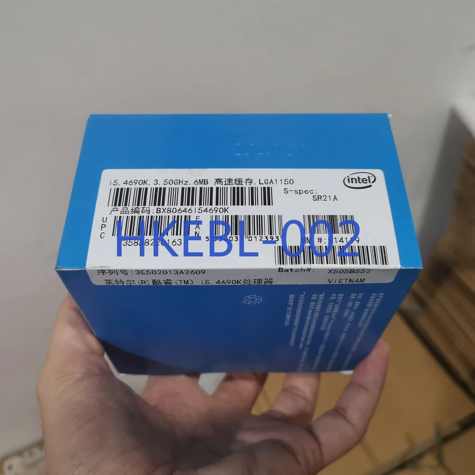 *NEW*Intel Core i5-4690K 3.5GHz Quad-Core Processor SR21A (I5 4690K) - Image 3 of 3