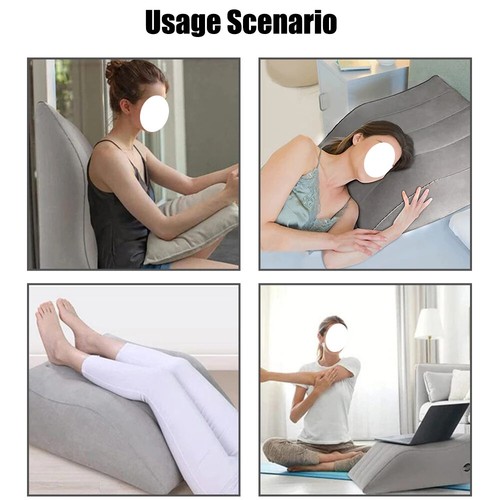 Almohada inflable para pies Almohada de elevación para piernas Viaje Camping Dormir Almohada de cuña - Imagen 13 de 28