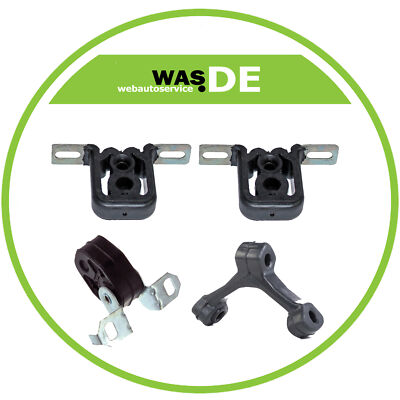 AUSPUFFHALTER  VW BORA, Golf 4, New Beetle, Seat Leon 1.4-2.3  AUSPUFFGUMMI SET