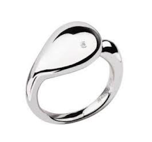 Hot Diamonds DR085 Eternal Loop Silver Ring - Choice of Sizes - Picture 1 of 1