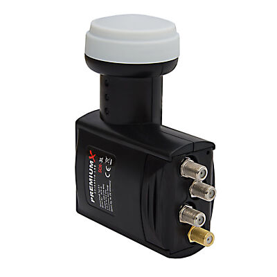 PremiumX SAT Unicable LNB SCR 4x Unikabel 3x Legacy Empfänger Einkabel System 4K