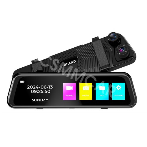 1080P Dash Cam Car Mirror DVR Video Recorder Front Inside Back Cameras G-Sensor - 第 1/14 張圖片