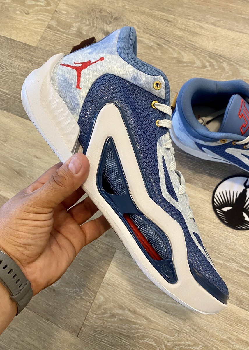 Nike Jordan Tatum 1 'Denim' Stone Blue Mystic Navy Red