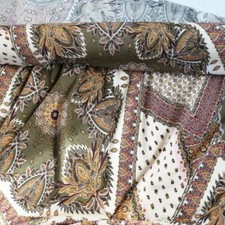 1Yard Quality Viscose Poplin Fabric Bohemian Patchwork Rayon Material For Dress