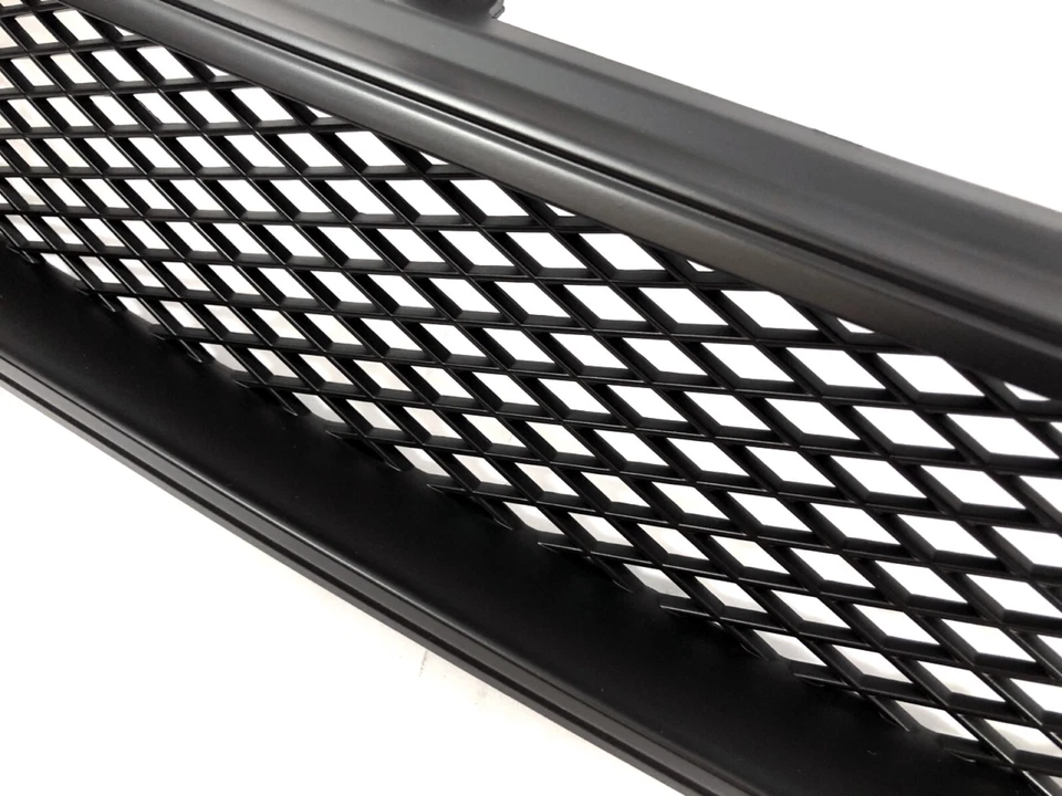 PARRILLA ESTILO MALLA NEGRO BRILLANTE PARA TOYOTA TERCEL 1995 1998 PARACHOQUES DELANTERO REJILLA Foto 4 de 4