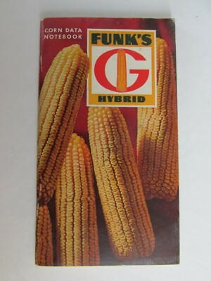 XX125 Funks G Hybrid 1965 Seed Corn Pocket notebook Note Book unused