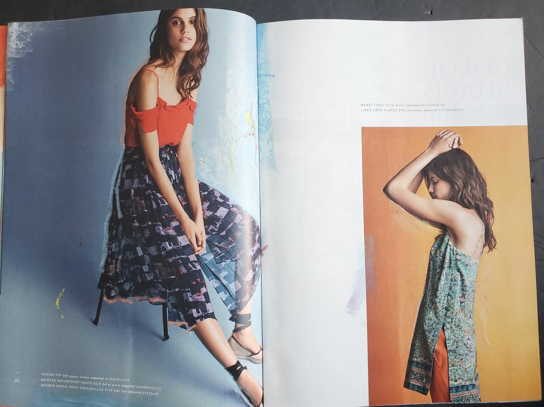 ANTHROPOLOGIE Catalog 3/2017 Constance Jablonski Antonina Petkovic Laura  Julie | eBay
