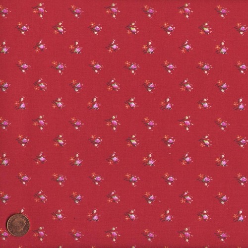 Textiles Français Juego de 5 Cuartos de Grasa Roja (Nuevo Rojo) 100% Algodón - Imagen 6 de 6