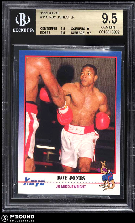 Roy Jones Jr. RC BGS 9.5: 1991 Kayo Boxing Rookie No Cards Graded Higher POP 24