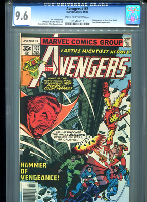 Avengers #165 CGC 9.6 (1977) Count Nefaria & First 1st Henry Peter ...