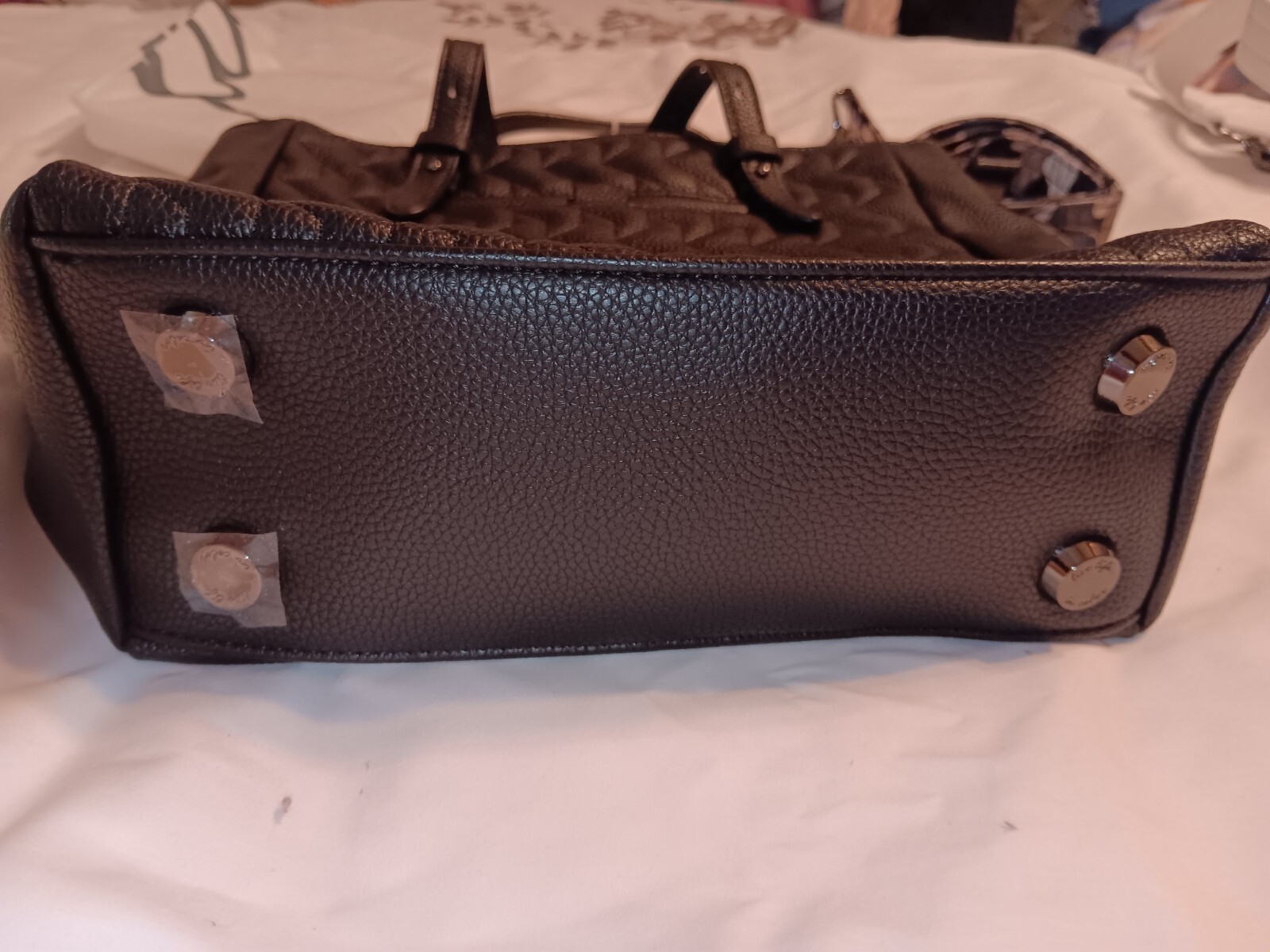 Lug Travel RFID CHARTER VL Convertible Tote Bag Crossbody BLACK Vegan