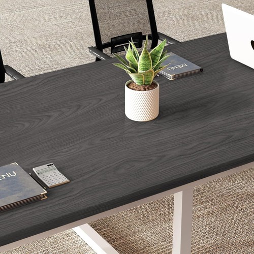 Tapeta z szarego drewna Skórka i wklej Ciemne drewno Ziarno Papier kontaktowy 16,1" x 118" - Zdjęcie 2 z 6