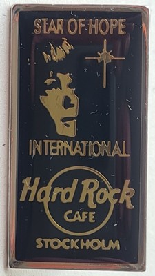 Hard Rock Cafe Stockholm Star of Hope Pin - sehr alt