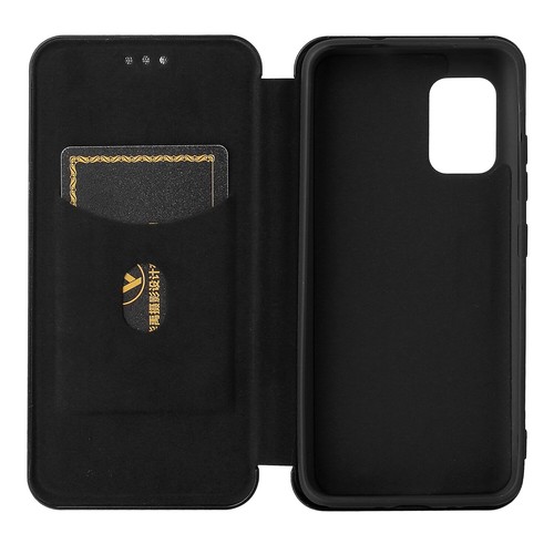 For Asus Zenfone 8 Shockproof Luxury Hybrid Flip Carbon Fiber Wallet Case Cover - Picture 5 of 16