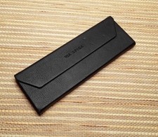 VIA SPIGA Eyeglass Sunglass Case Foldable Black Trifold Triangle