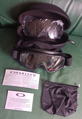 Oakley SI HDO Ballistic Maske / Ballistic Goggle Array Clear / Grey Z87+ NEU 