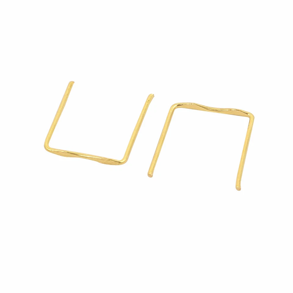 100 pz lampadario fibbia connettori 12mm tono Oro per fissaggio cristallo - Immagine 2 di 2