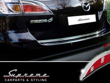 für MAZDA 6 Sport Kombi GH - 3M Chrom Zierleiste Heckleiste Kantenschutz Tuning