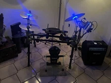 Roland base and drums,gen cymbals,roland TD-6,and Gen Zildjian Digital Processor