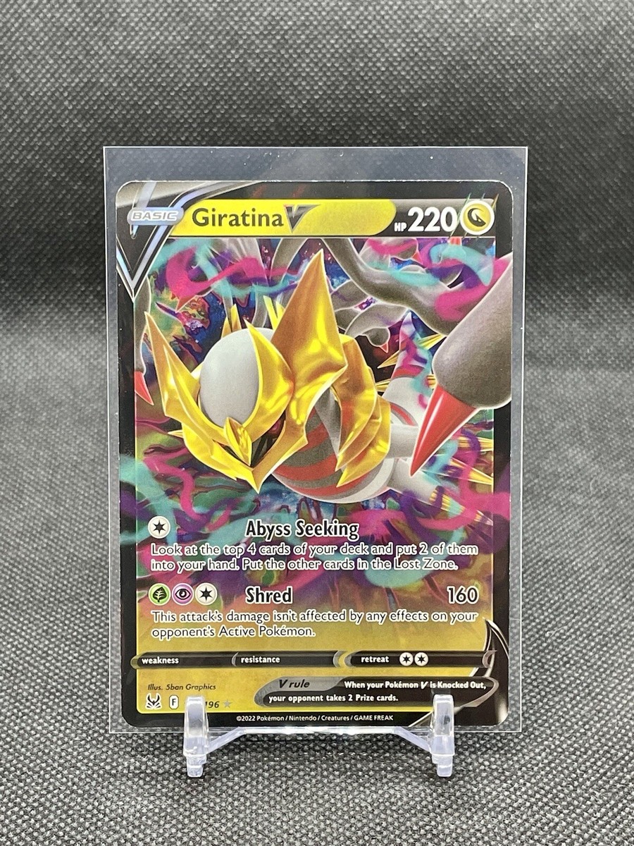 Pokemon TCG Giratina V 130/196 Lost Origin Ultra Rare NM/M | eBay
