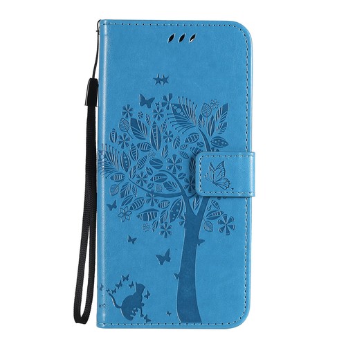 Leather Tree Cat Wallet Phone Case For Oppo Realme 10 Pro C33 Find X5 X7 Pro C30 - 第 16/24 張圖片