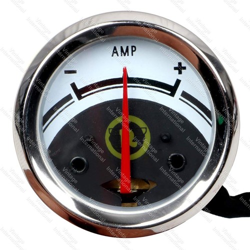 Ampèremètre 12 V face NOIR BLANC POUR ROYAL ENFIELD BULLET CLASSIC 350/500 CC - Bild 7 von 13