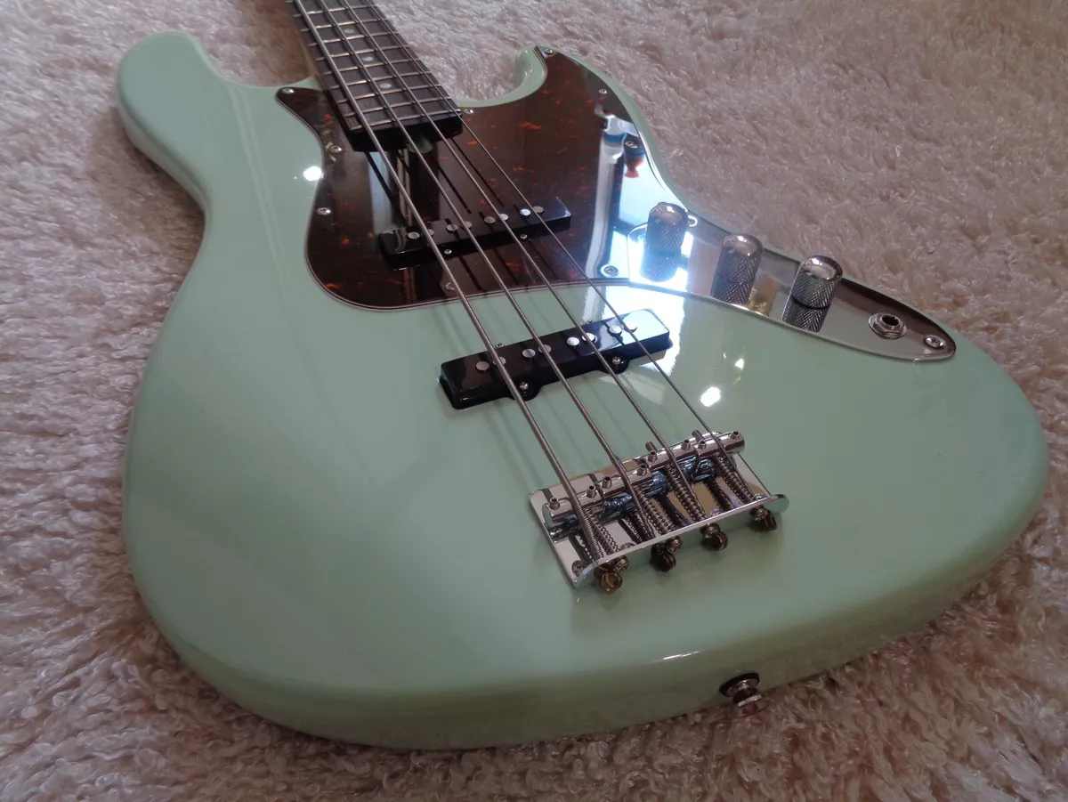 Bacchus Universe series BJB300 jazz bass Sea Foam Green Nice Maple Neck/Rosewood