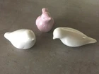 Decorative trinkets set of 3 BIRDS, house, collection 15 cm x 7 cm each